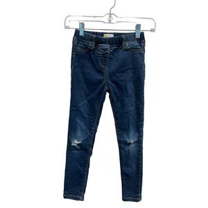 Boden Girl's Pull On Denim Distressed Jeggings‎ Size 8